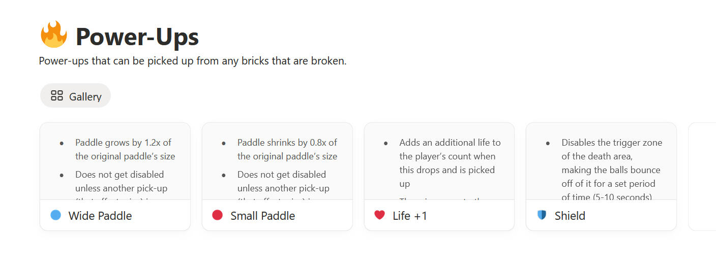 Power-up Examples